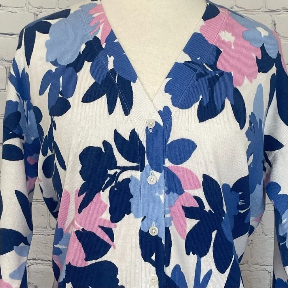 Floral Cardigan Sweater - Picture 3 of 6